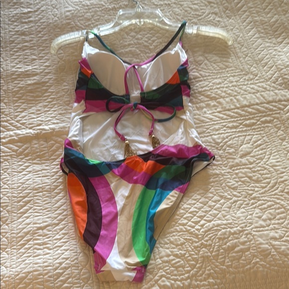 Trina Turk Kaleidoscope Swimsuit - NWT Sz 8 - Picture 7 of 8